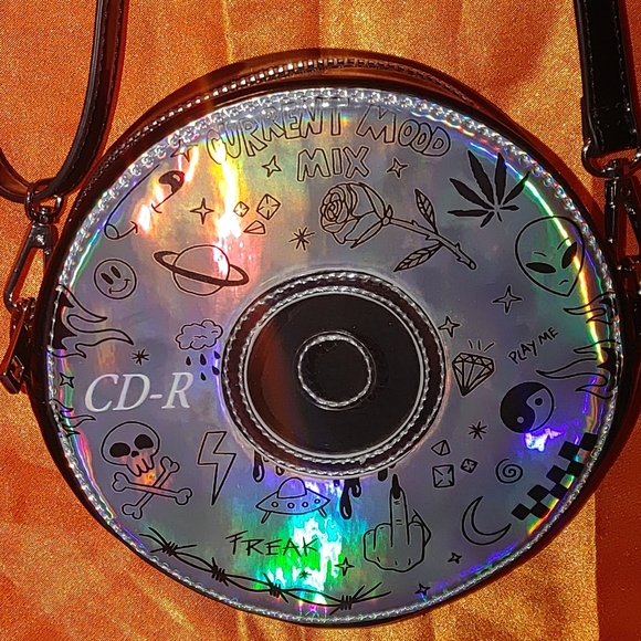 💿Current Mood CD Holo Crossbody Bag💿 - Picture 2 of 12